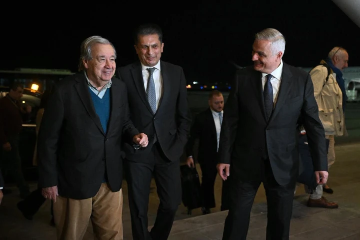 BMT-nin Baş katibi Antonio Quterreş Ermənistana gəlib